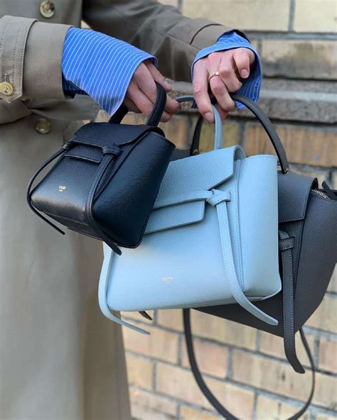 celine mini belt bag blue|Celine belt bag size chart.